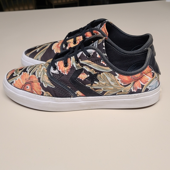 Converse Cons Zakim Ox floral low top skateboard sneakers size 11 - Picture 5 of 10
